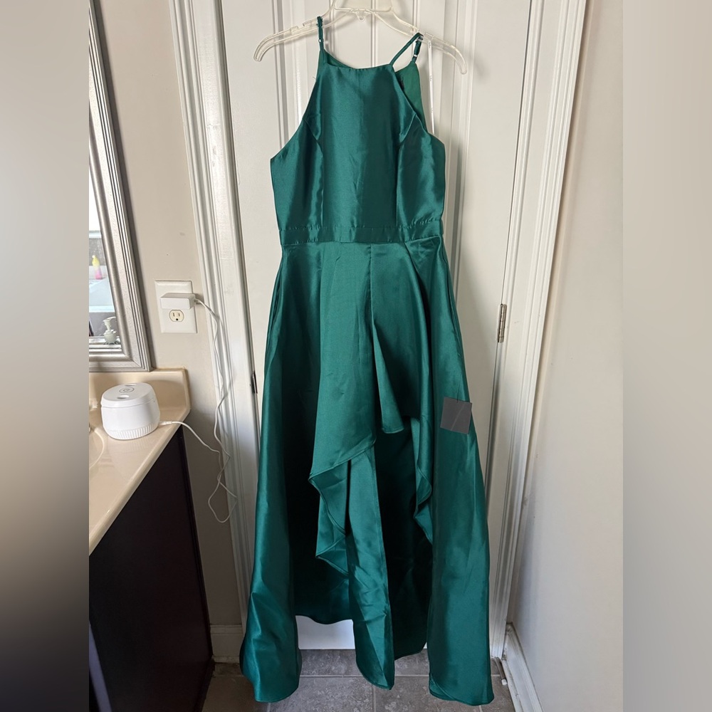 Lulu's Emerald High-Low Formal Dress, NWT